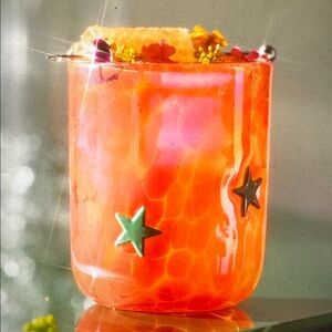 Anthropologie Marquee Icon Glass Tumbler